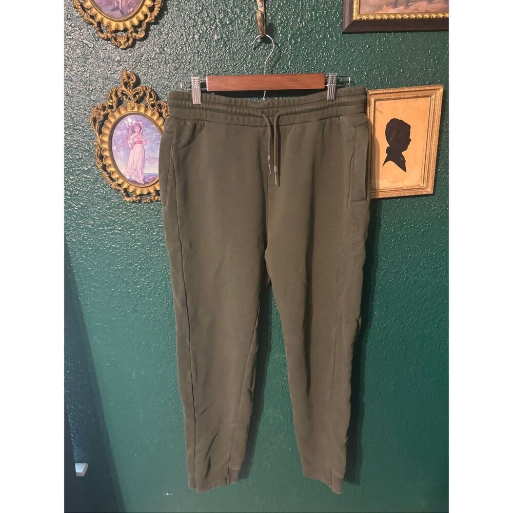 BYLT Men’s Green Cotton Joggers Sz Medium